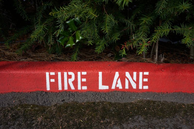 Fire Lane Marking