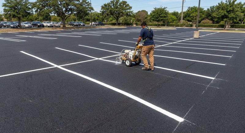 Church Parking Lot Striping in Temecula, CA