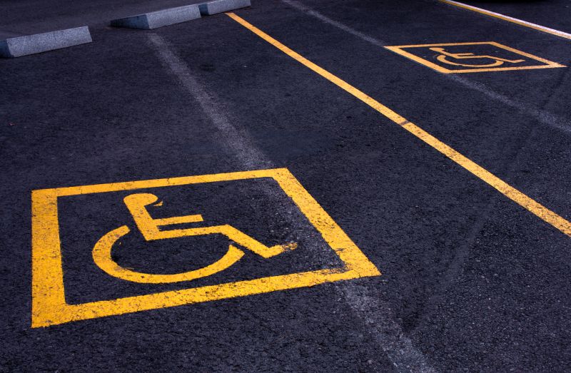Disability Parking Marking in Los Angeles, CA