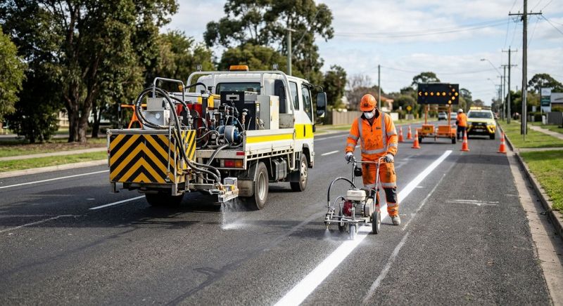 Fire Lane Marking in Acworth, GA