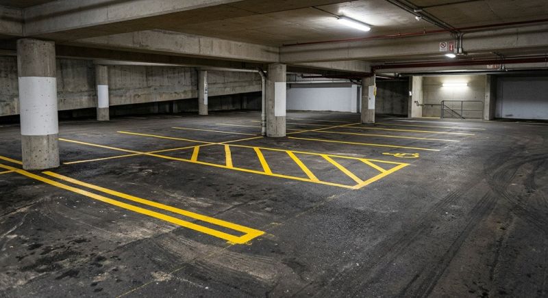 Parking Line Painting in Palm Springs, CA