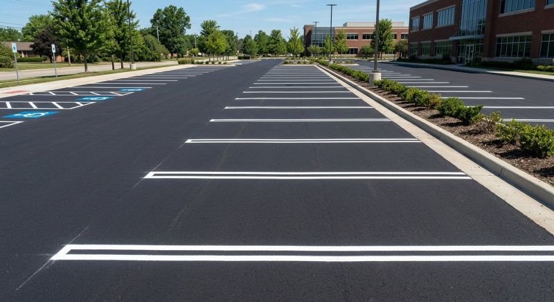 Parking Lot Painting in Palm Springs, CA