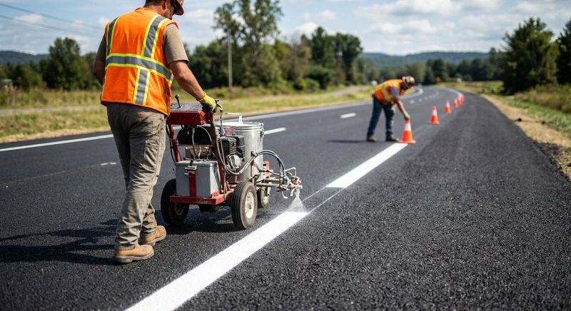 Pavement Striping Service in Acworth, GA