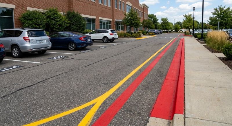 Fire Lane Marking