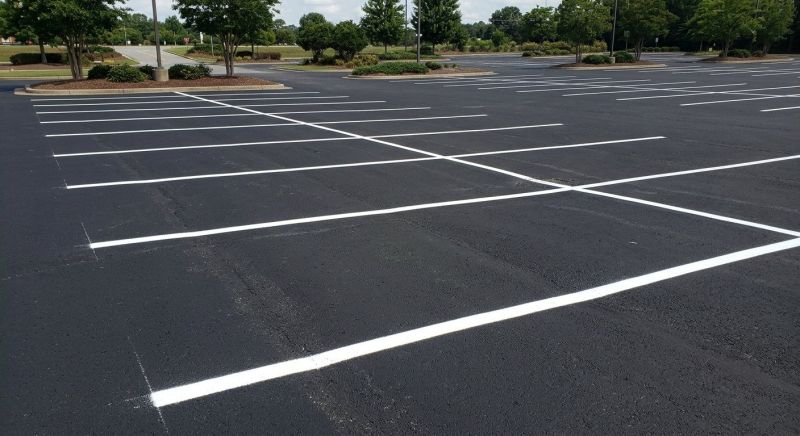Parking Area Striping in Canton, GA