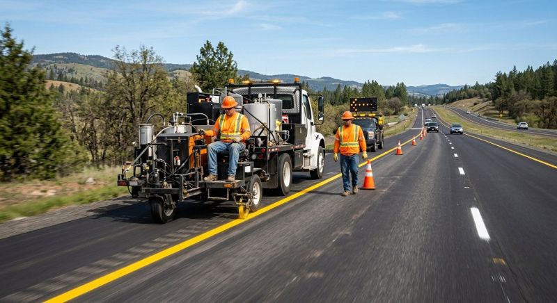 Pavement Striping Service in Katy, TX